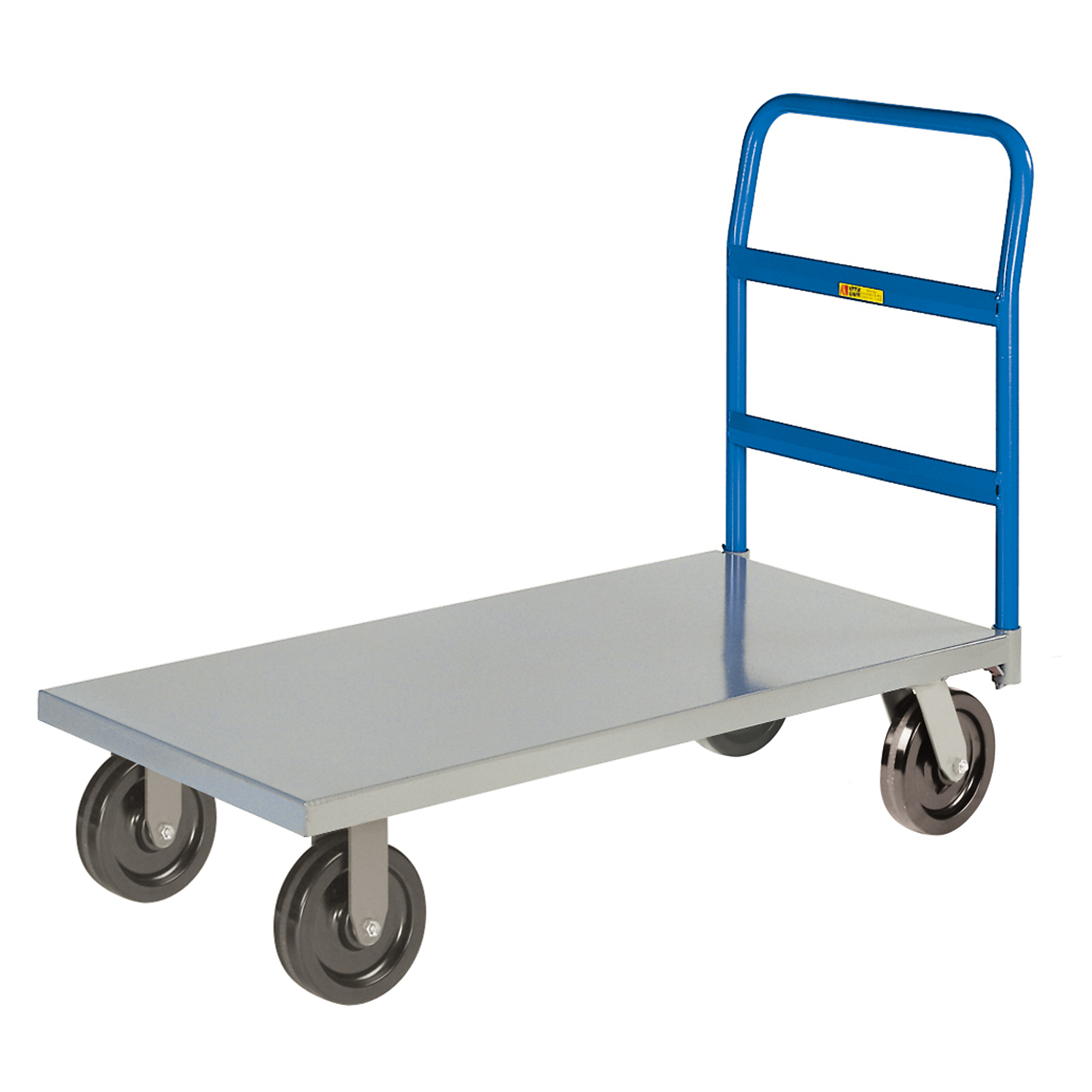 Little Giant Heavy-Duty Platform Truck - 36in. x 72in., 3600-Lb. Capacity, 8in. Phenolic Wheels, Model# NBB-3672-8PH